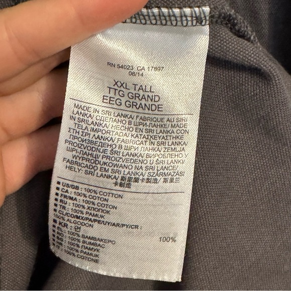 Men's Banana Republic Luxury Tough Gray Long Sleeve Button Down Shirt - Picture 8 of 9